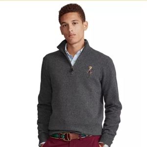 Polo Ralph Lauren Polo Bear Quarter Zip Sweater